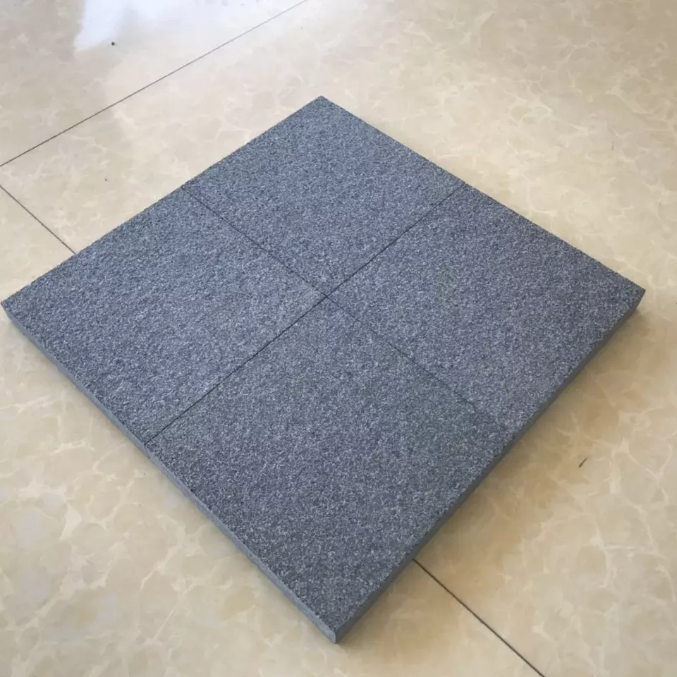 G684 Black Pearl Granite,China black pearl G684 flamed granite swimming pool coping