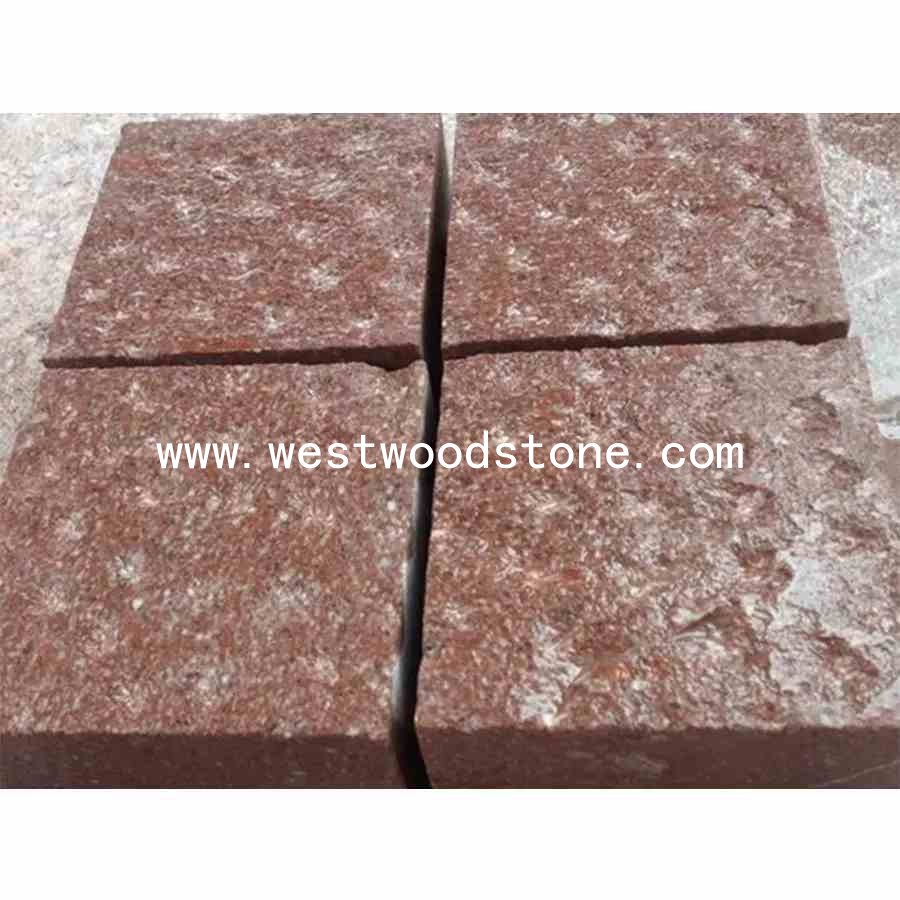 Red Porphyry Cubes