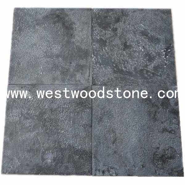 Black Limestone Leathered/ Honed/ Flamed