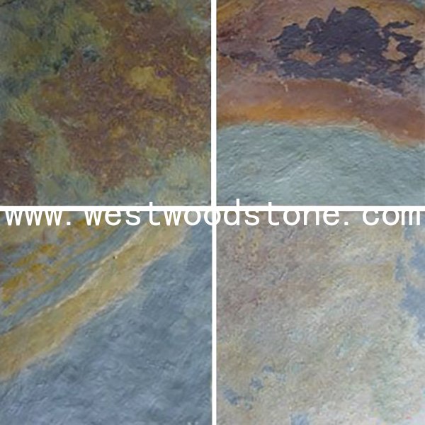 Rusty Multicolor Slate Fooring Tiles