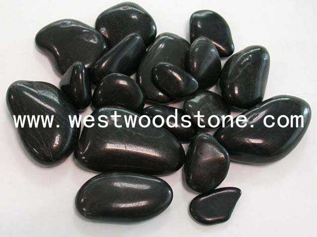 Natural Black Pebble Stone