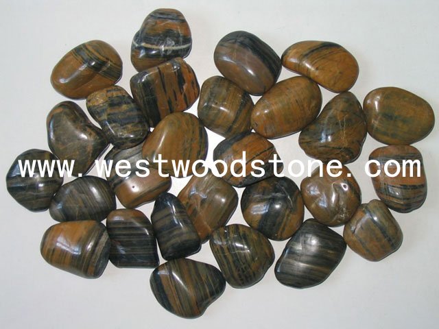 Natural Striped Pebble Stone