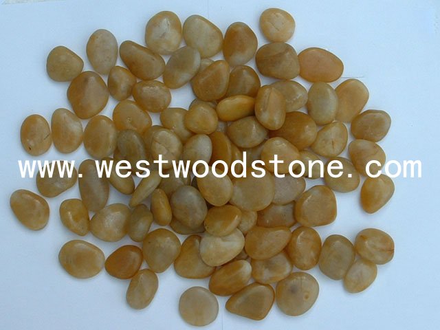 Natural Yellow Pebble Stone
