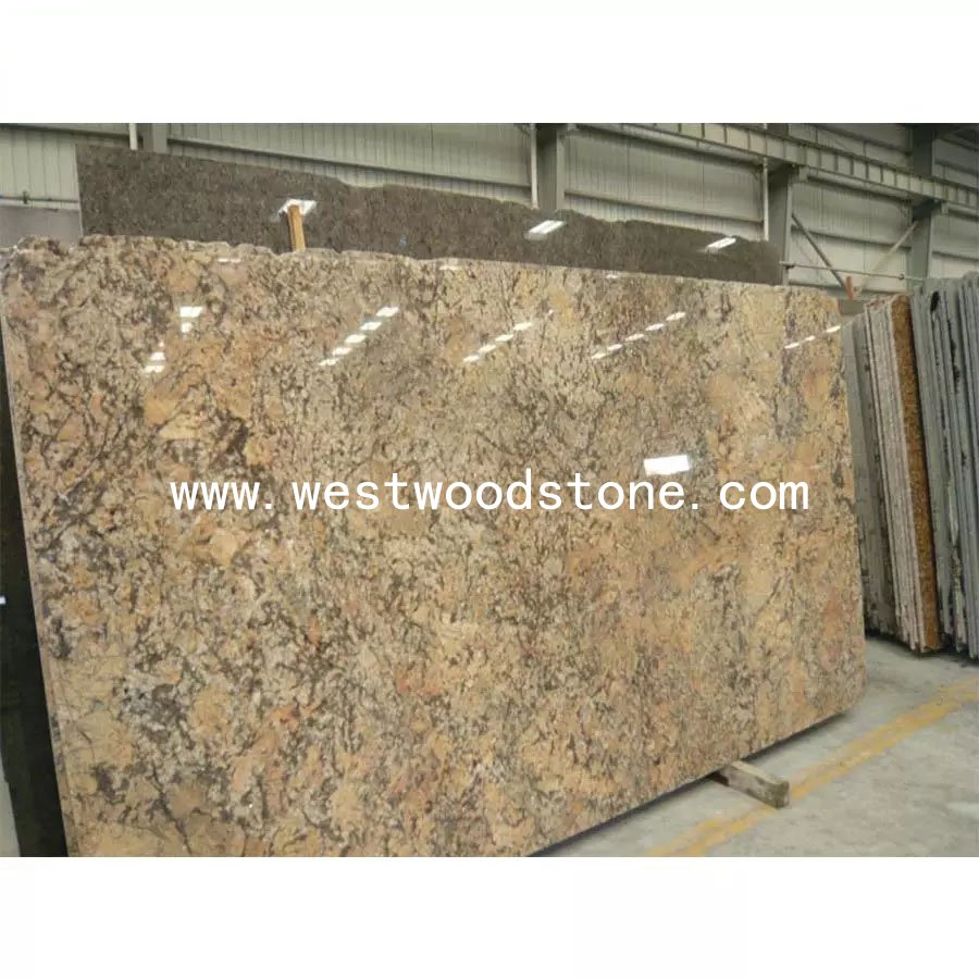 Crystal Yellow Granite Countertop